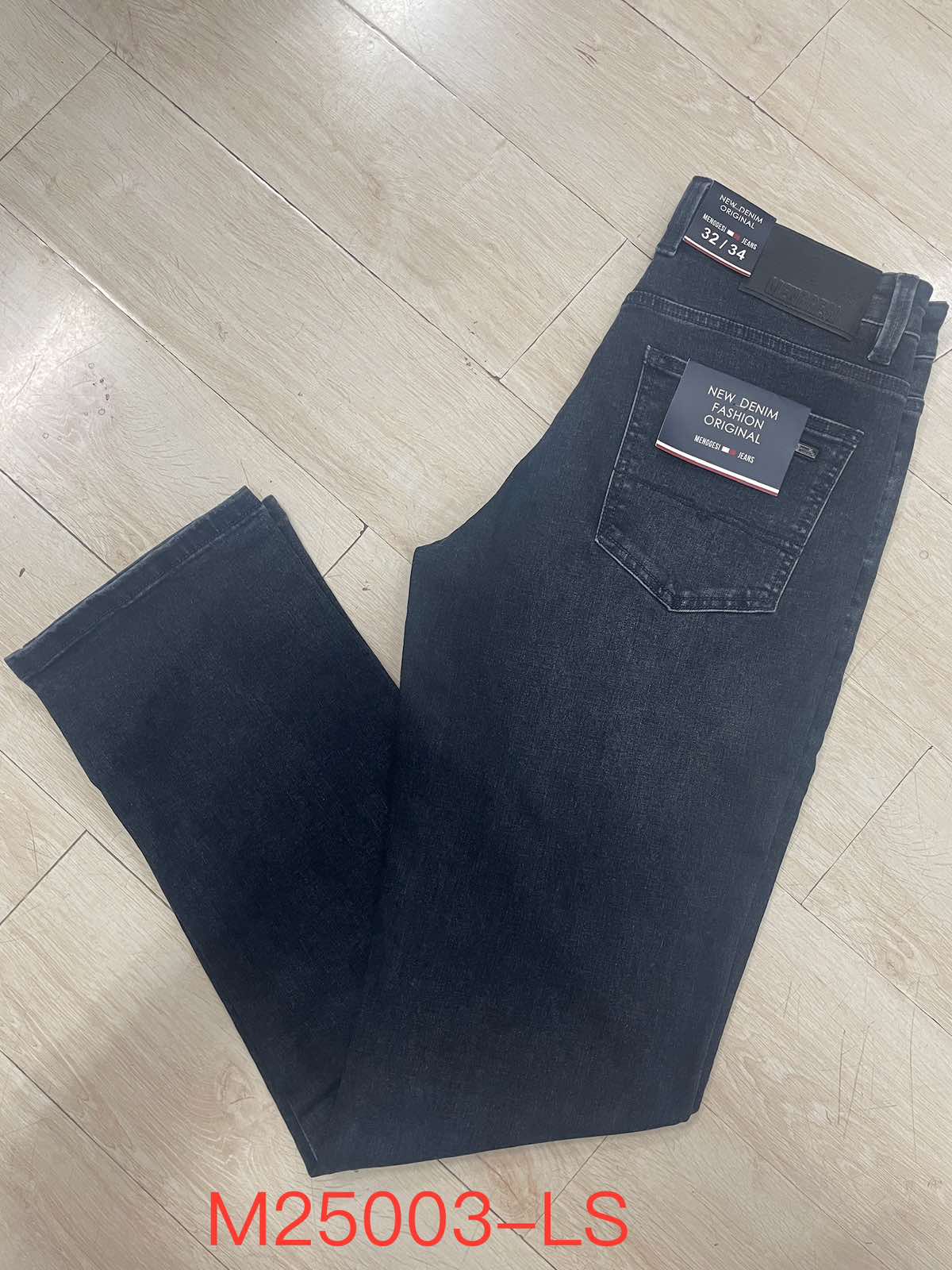 Джинсы God Baron (32-40) M25003-LS blue (деми)