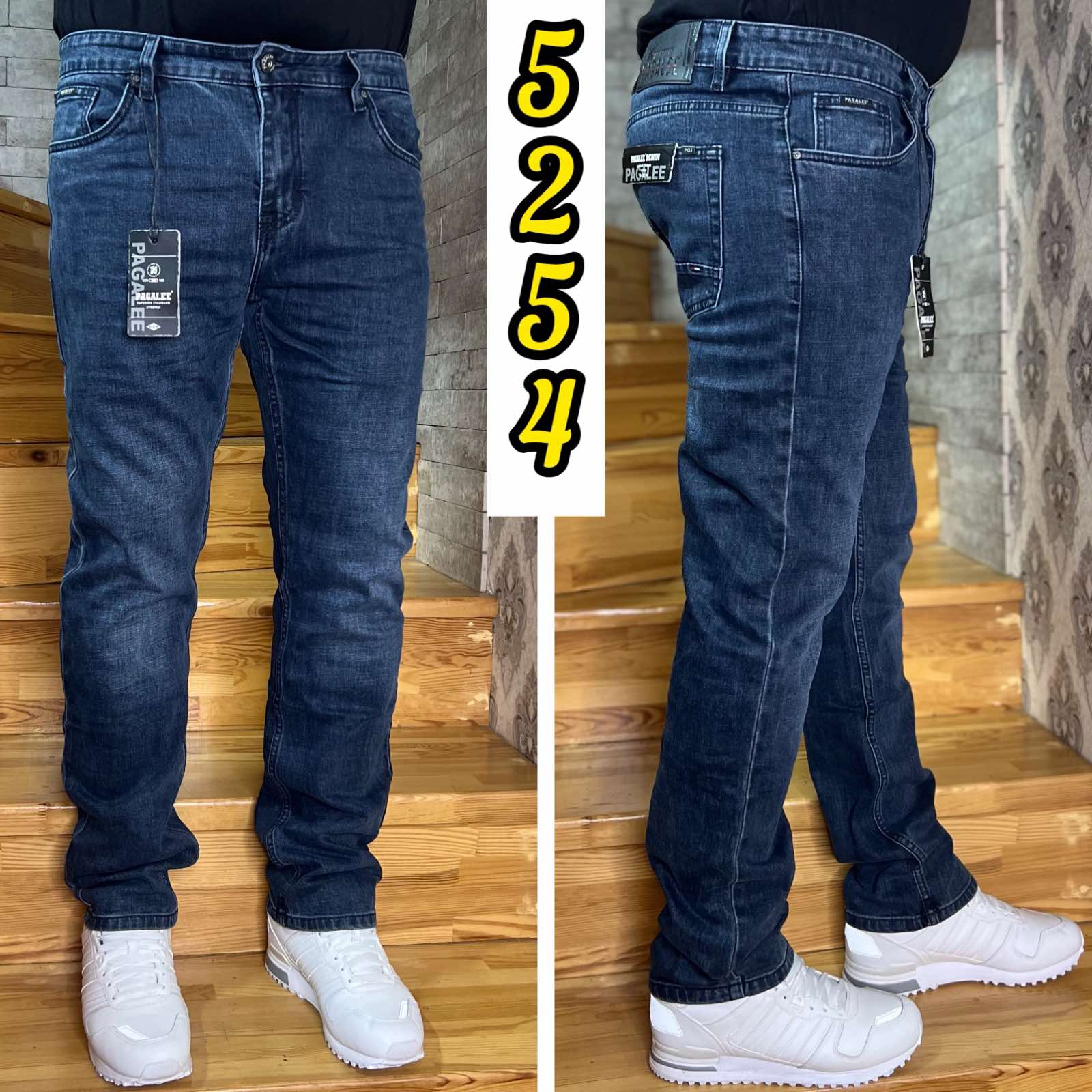 Джинсы God Baron (32-42) 5254 blue (деми)