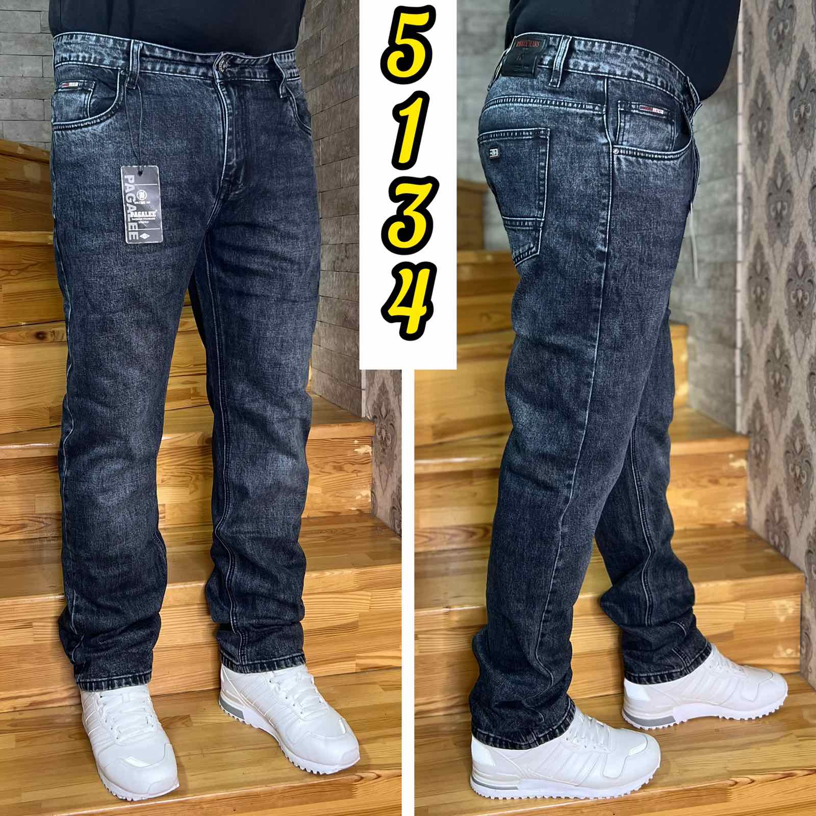 Джинсы God Baron (30-38) 5134 blue (деми)