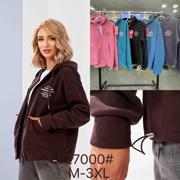 Кофта спорт JJF (M-3XL) 27000 l.blue (зима)