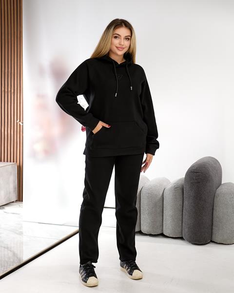 Костюм спорт JJF (M-3XL) 5017 black (зима)