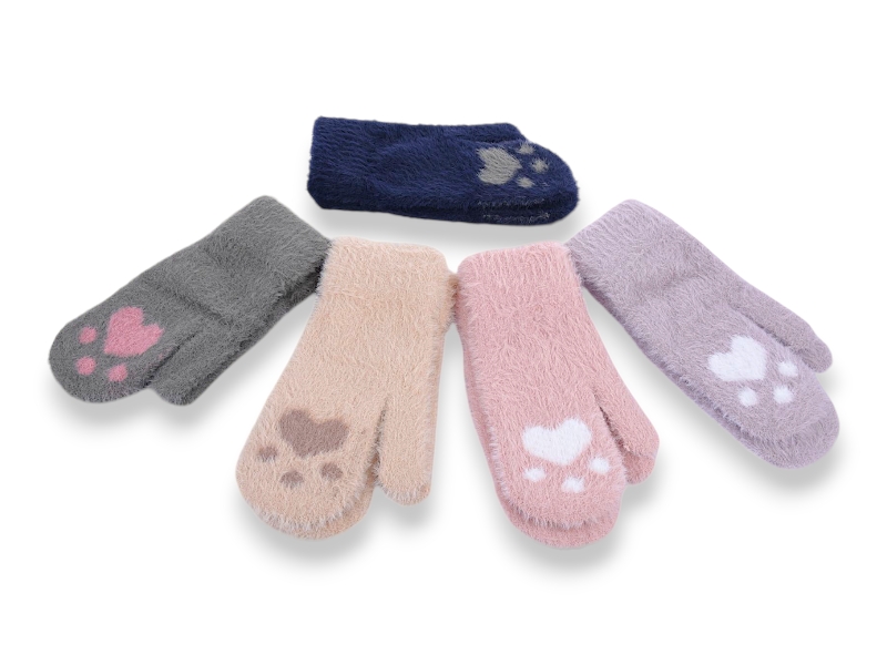 Варежки KH clothes (8-10) D06 mix (зима)