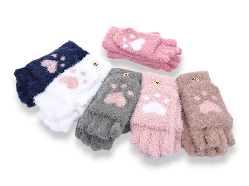 Перчатки KH clothes (8-10) D09 mix (зима)