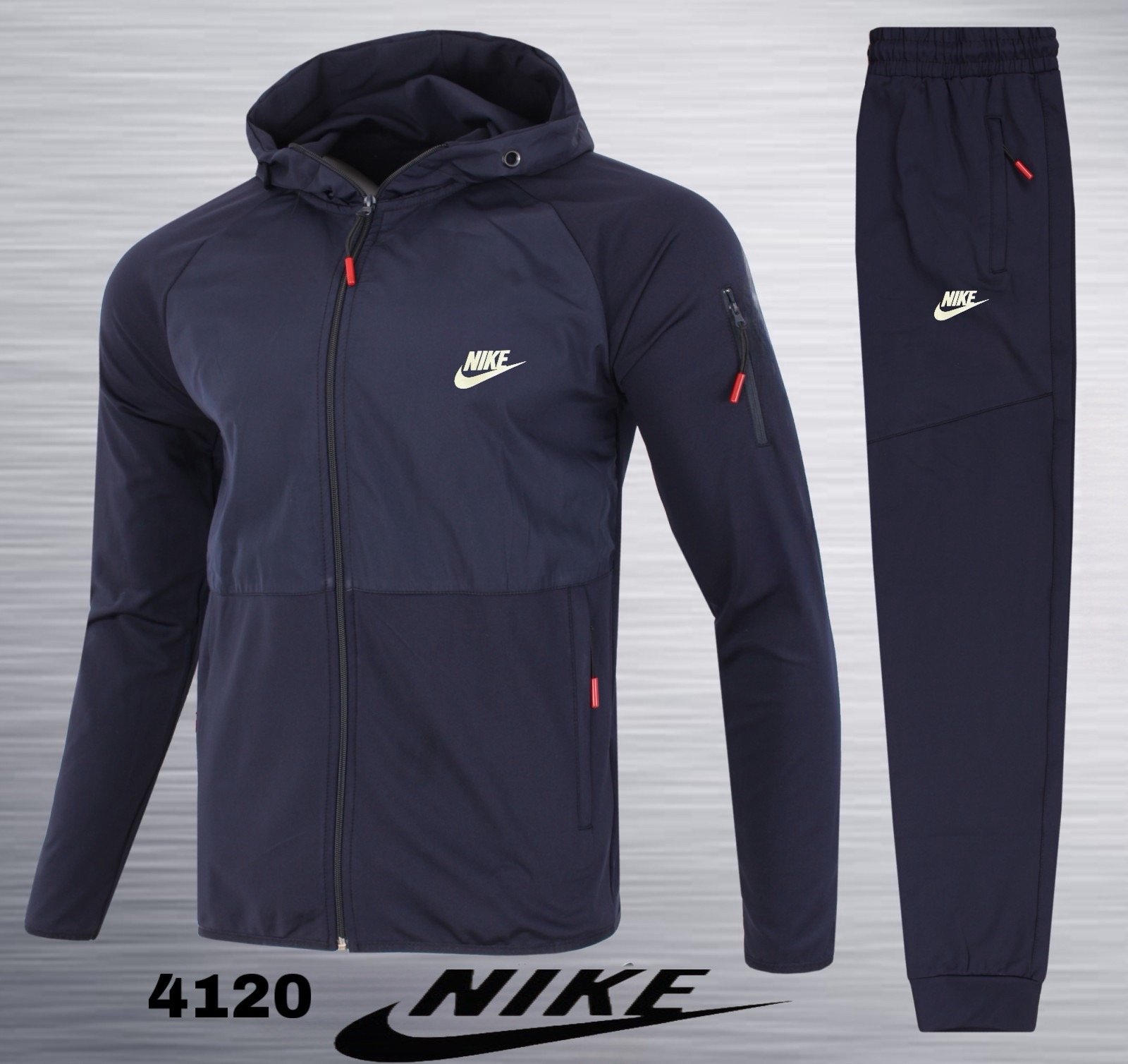 Костюм спорт AZT (M-3XL) 4120 navy (деми)