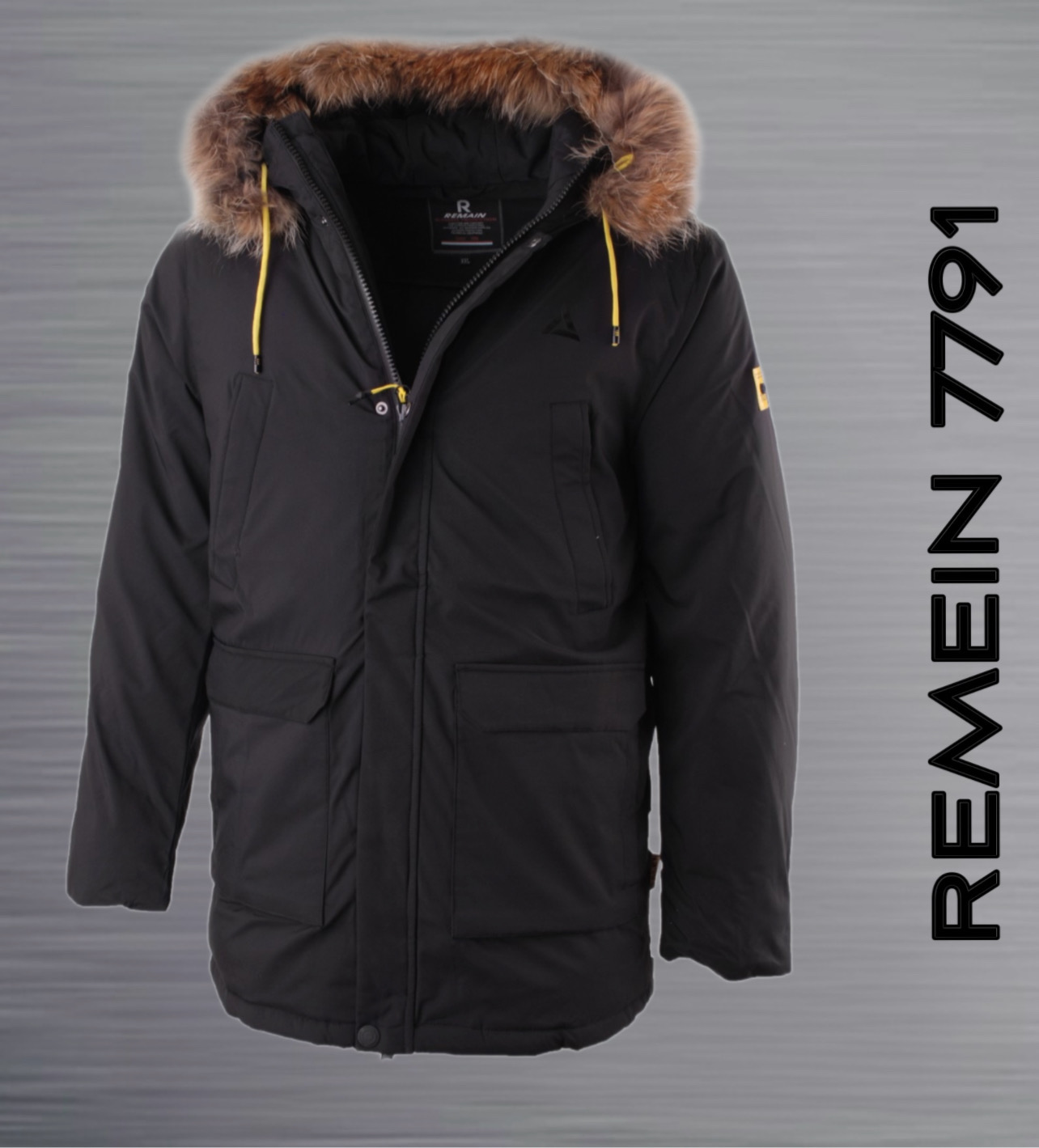 Куртка AZT (M-3XL) 7791 black (зима)