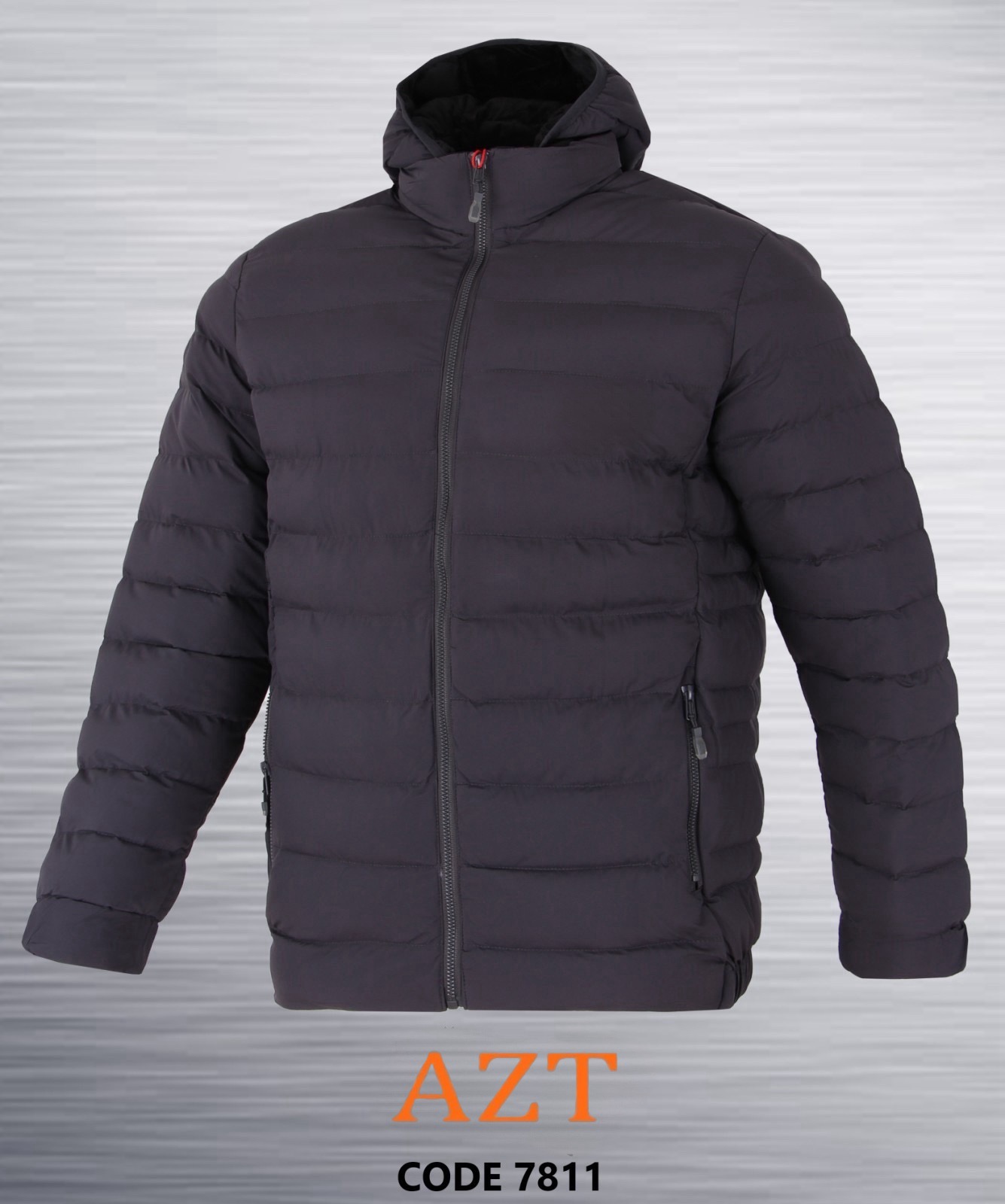 Куртка AZT (52-60) 7811-2 grey (деми)