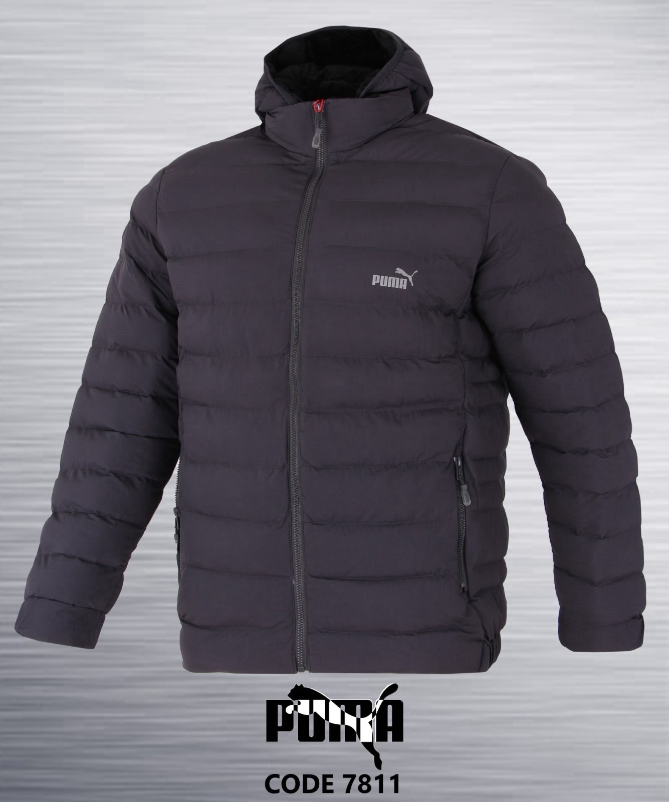 Куртка AZT (52-60) 7811-4 grey (деми)