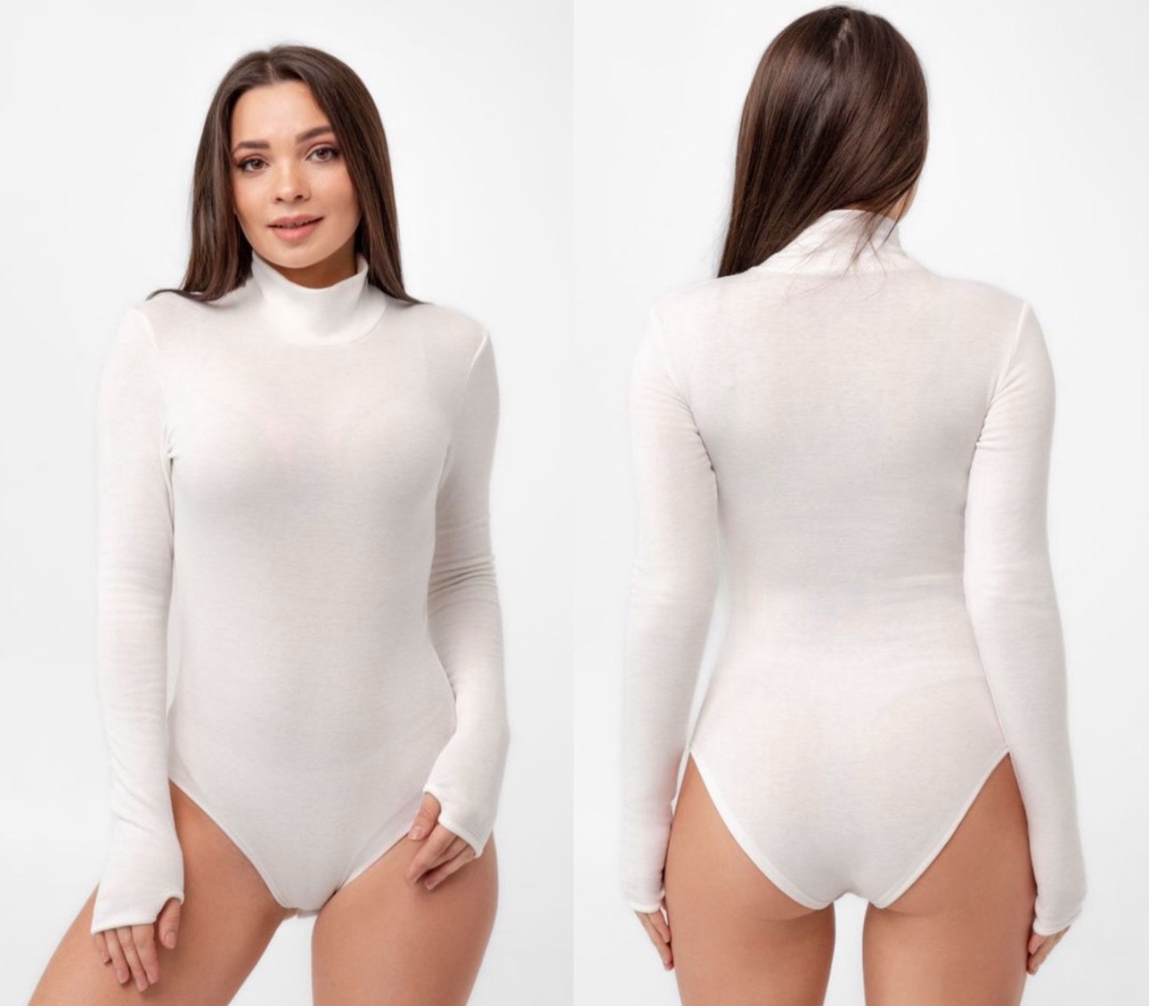 Боди BRAVEL (S-2XL) 8751 milk (зима)