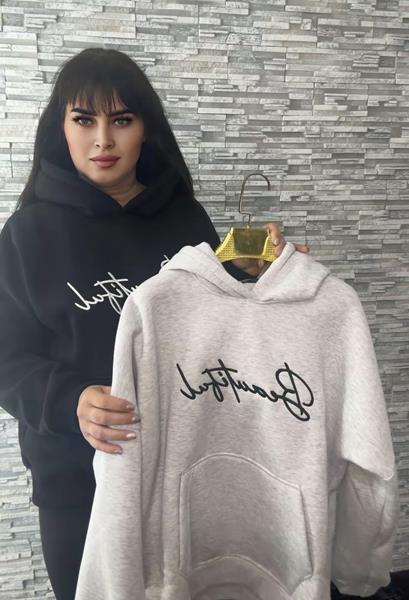 Худи Newe (one size) 1033 grey (зима)