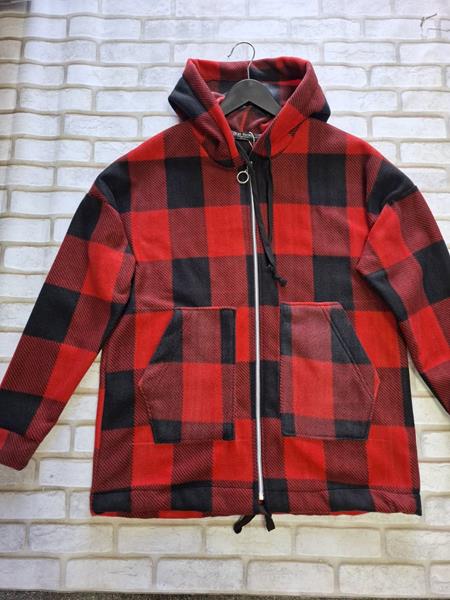 Рубашка Newe (L-3XL) NW698 red (зима)