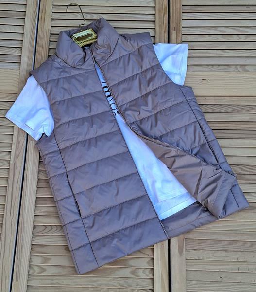 Жилетка Sport style (M-3XL) 01 brown (деми)