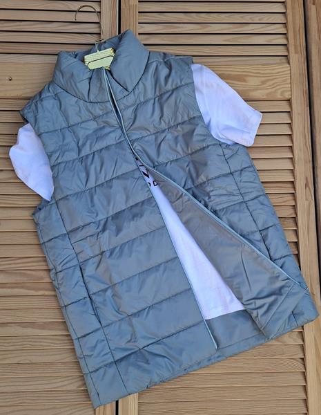 Жилетка Sport style (M-3XL) 01 grey (деми)