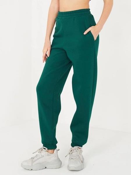Штаны спорт Sport style (S-XL) 8023 green (зима)