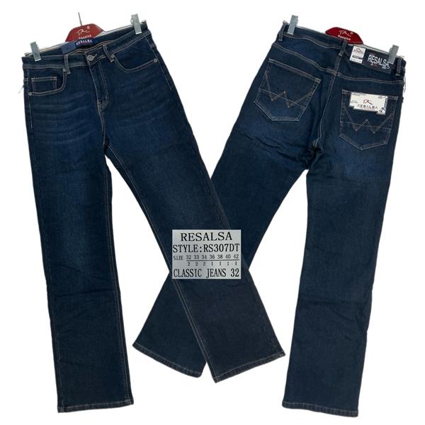 Джинсы Resalsa (32-42) RS307DT navy (зима)