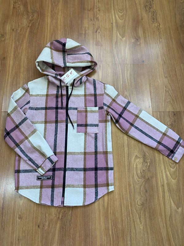 Рубашка RSV (140-164) 222 pink-white (зима)