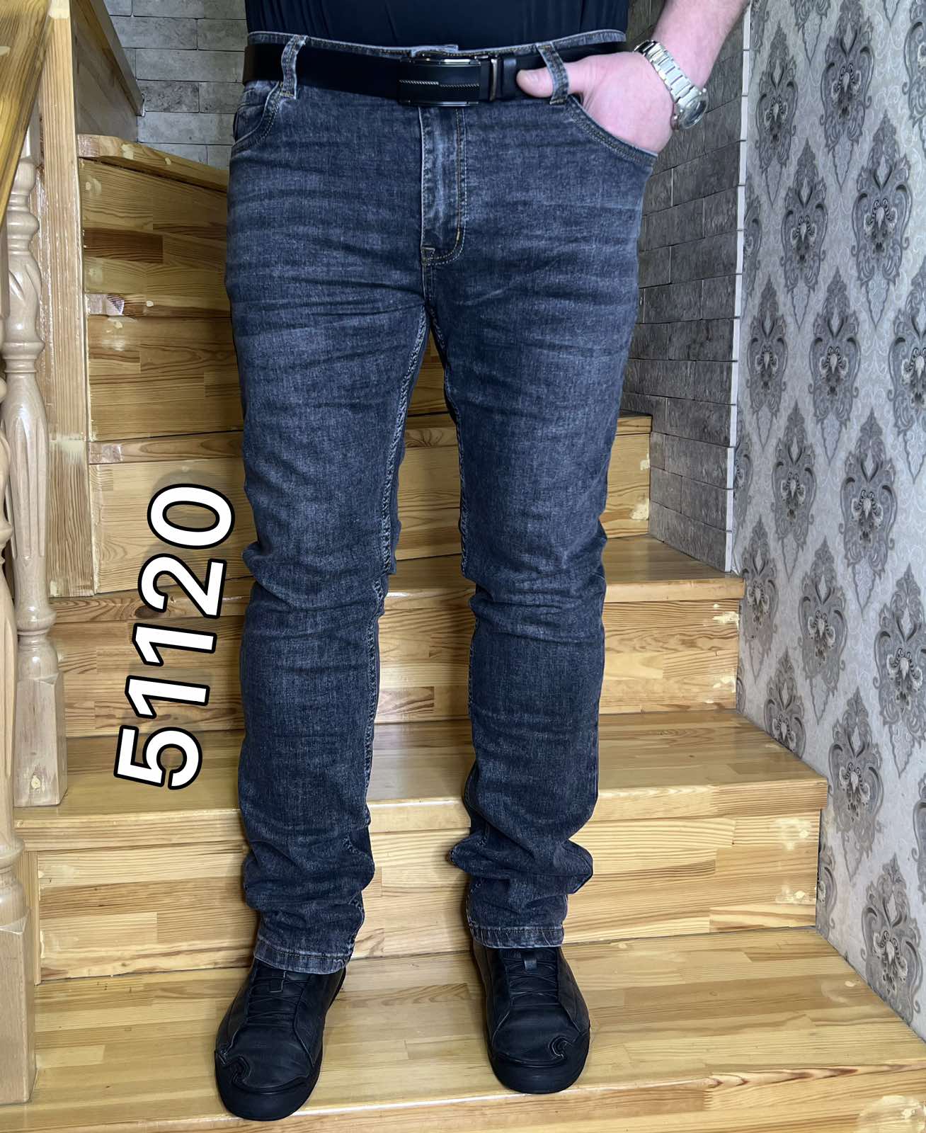 Джинсы God Baron (30-38) 51120 blue (деми)