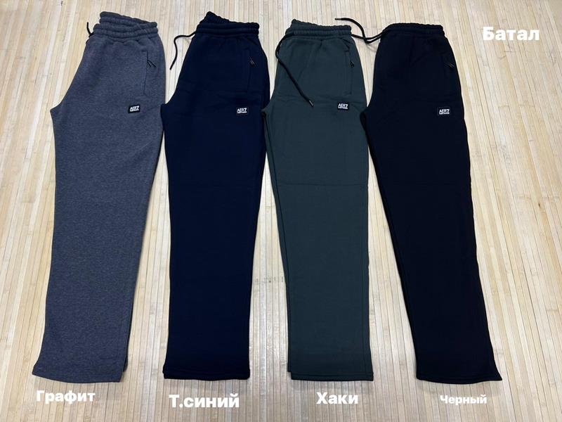 Штаны спорт Navas (3XL-6XL) NW162 grey (зима)