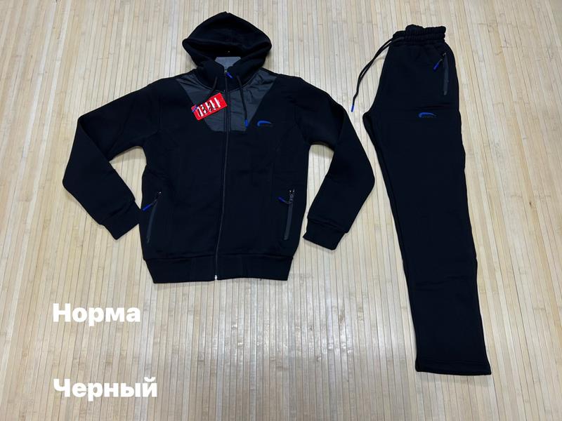 Костюм спорт Navas (S-2XL) NW196 black (зима)