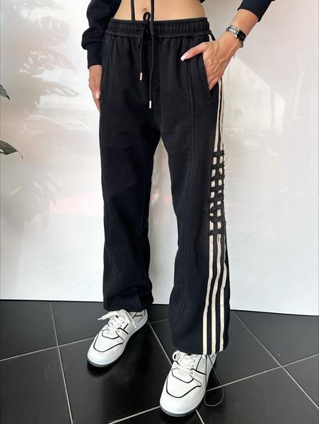 Штаны спорт i8denim Women (S-L) TB19 black (деми)