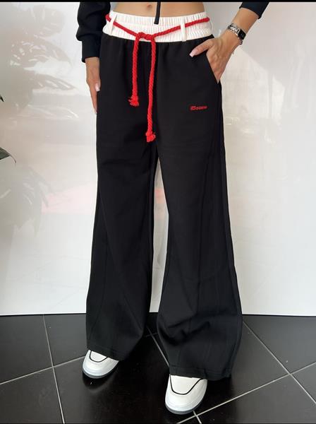 Штаны спорт i8denim Women (S-L) TB20 black (деми)