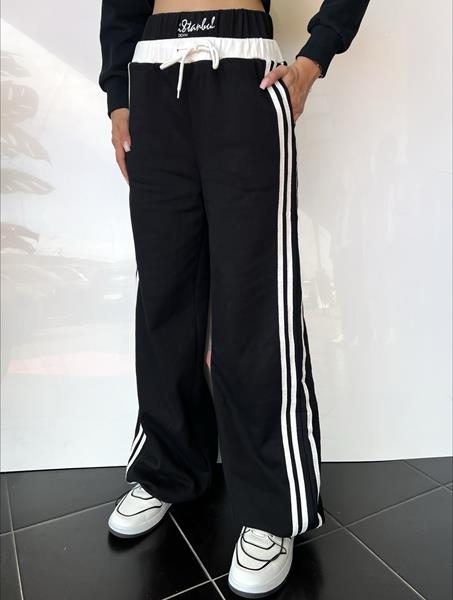 Штаны спорт i8denim Women (S-L) TB21 black (деми)