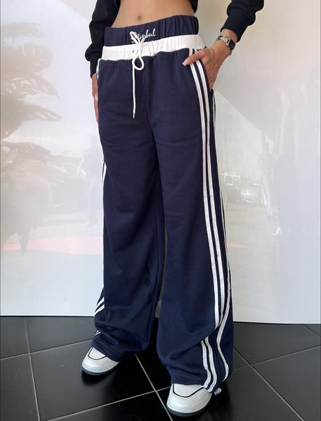 Штаны спорт i8denim Women (S-L) TB22 navy (деми)