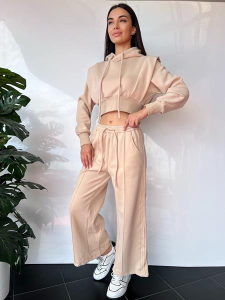 Костюм спорт i8denim Women (S-L) TB32 beige (деми)