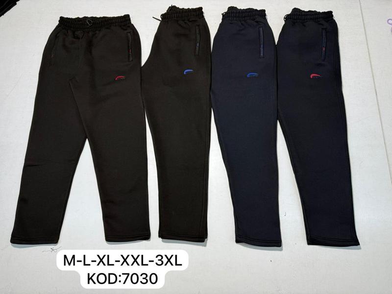 Штаны спорт Cramp (M-3XL) 7030 navy-red (деми)