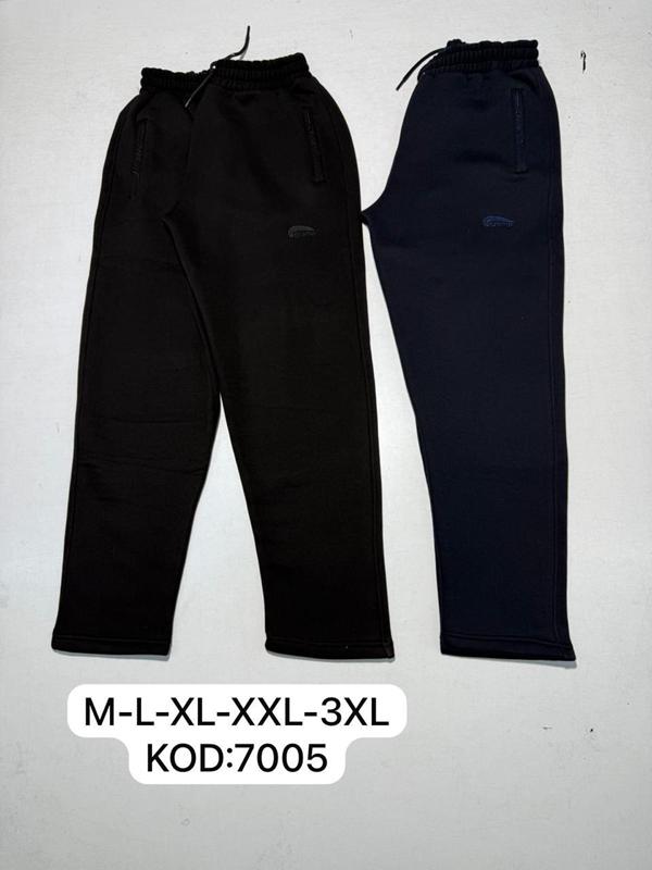 Штаны спорт Cramp (M-3XL) 7005 black (деми)