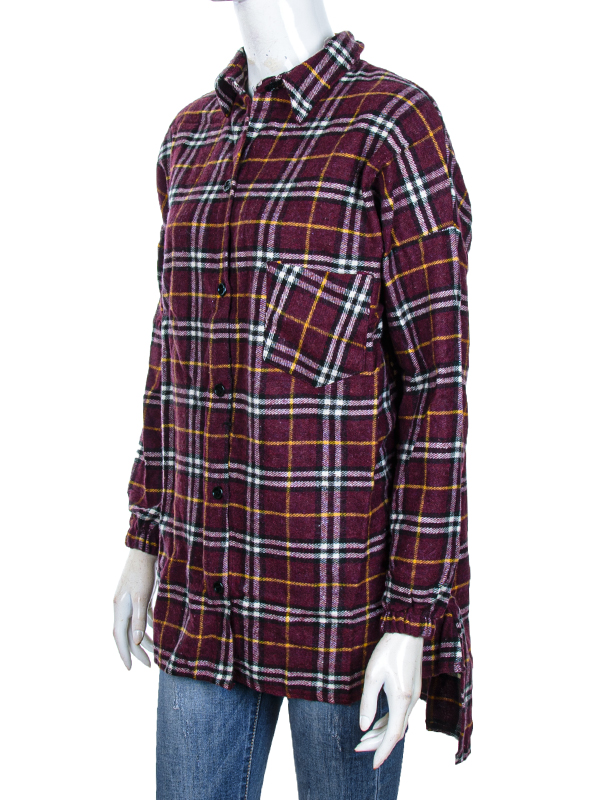 Рубашка 4 Seasons (S-L) A01-3 wine (деми)