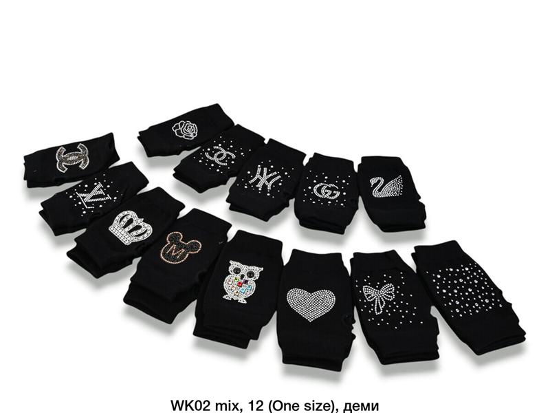 Варежки Descarrilado (one size) WK02 black (зима)
