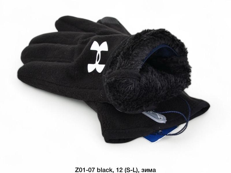 Перчатки Descarrilado (S-L) Z01-07 black (зима)