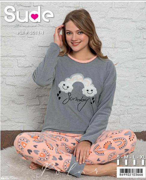 Пижама 4 Seasons (M-2XL) 3011-1 grey (зима)