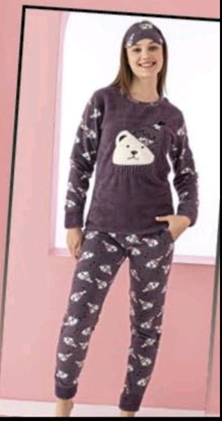 Пижама 4 Seasons (M-2XL) 80 d.grey (зима)