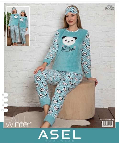 Пижама 4 Seasons (M-2XL) 8009 l.blue (зима)