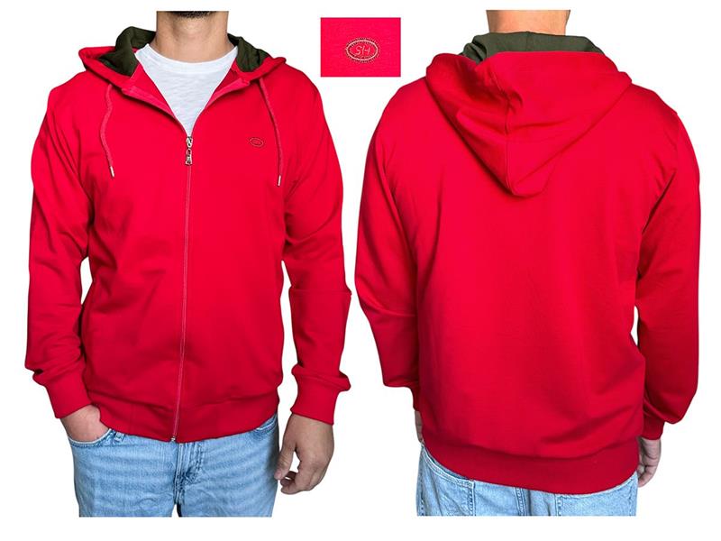 Кофта спорт 4 Seasons (3XL-6XL) A01-31 red (деми)