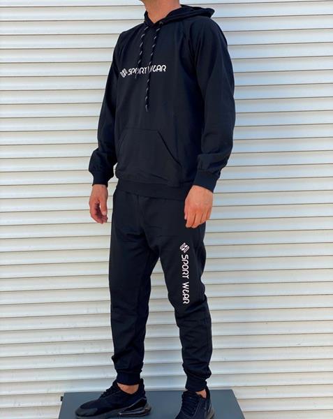 Костюм спорт 4 Seasons (S-2XL) A01-42 black (деми)