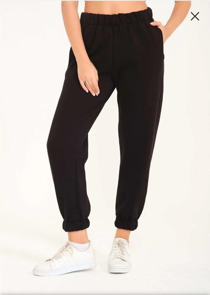 Штаны спорт 4 Seasons (50-58) A01-77 black (зима)