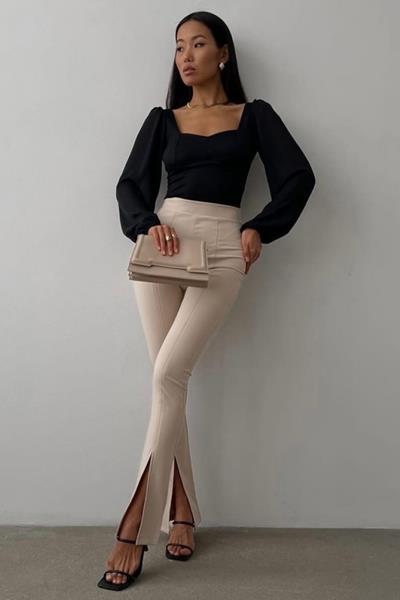 Лосины 4 Seasons (S-2XL) A01-87 beige (деми)