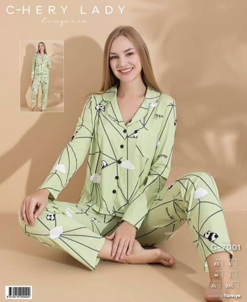 Пижама 4 Seasons (M-2XL) C7001 mint (деми)