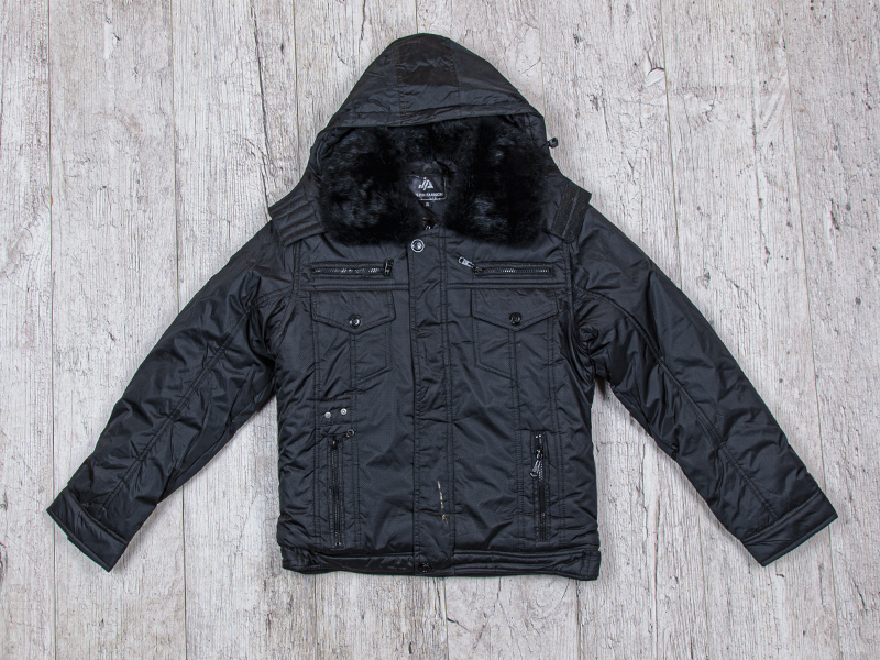 Куртка Meisty (XL-4XL) 375-1 black (зима)