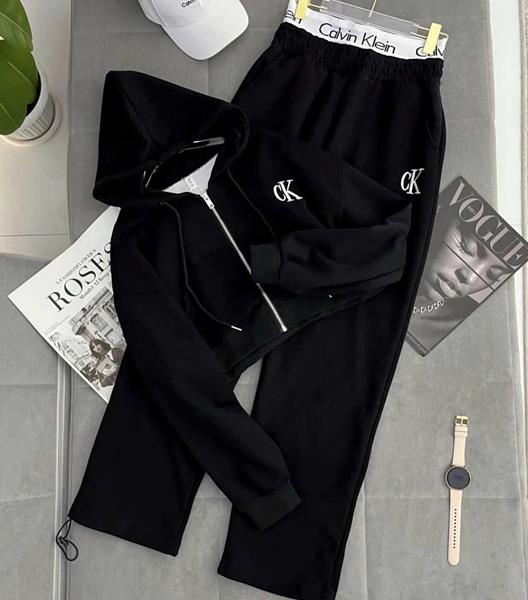 Костюм спорт Modnulya (42-50) 7027 black (деми)