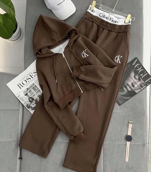 Костюм спорт Modnulya (42-50) 7027 brown (деми)