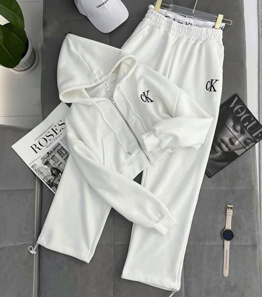 Костюм спорт Modnulya (42-50) 7027 white (деми)