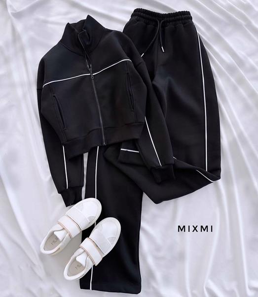 Костюм спорт Modnulya (42-54) MD98 black (деми)