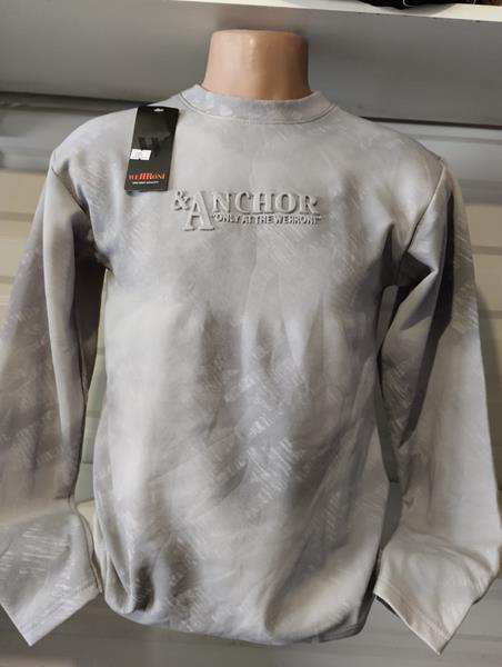 Свитер Panda (M-2XL) 1310 grey (зима)