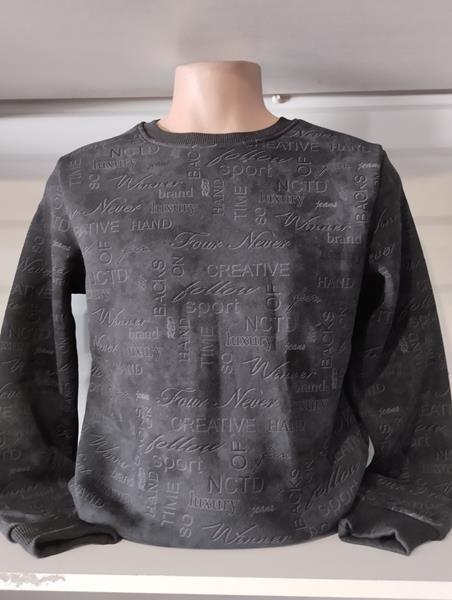 Свитер Panda (M-3XL) 1331 d.grey (зима)