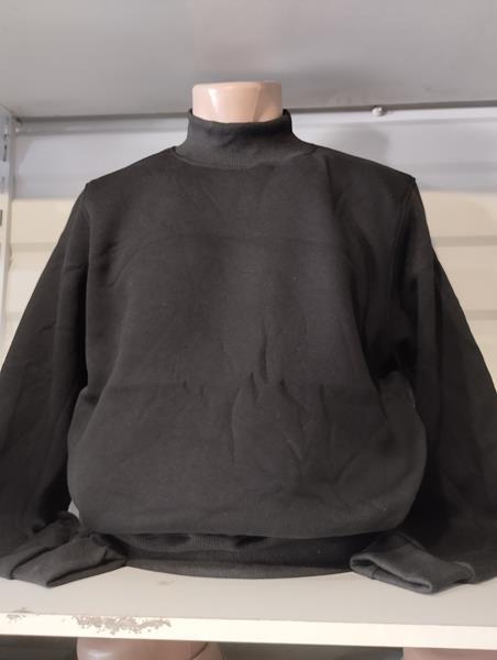 Свитер Panda (L-4XL) 1340 black (зима)