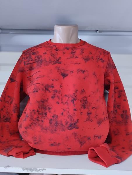 Свитер Panda (M-3XL) 1341 red (зима)