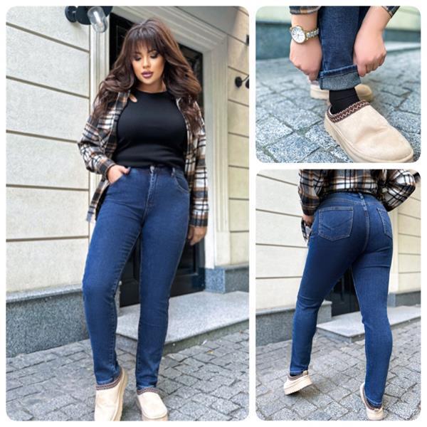 Джинсы Lady N (31-38) 072 blue (зима)